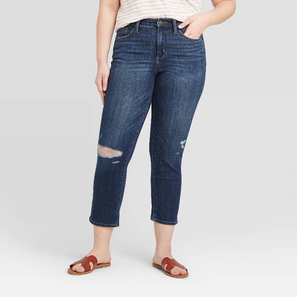 size 16 high rise jeans